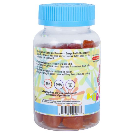 Picture of Sunshine Nutrition Cool Gummies Omega 3 60pcs