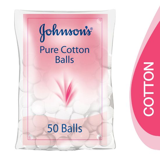 Picture of Johnson's Baby Pure Cotton Balls 50pcs