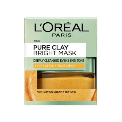 Picture of L'Oreal Paris Pure Clay Bright Mask with Yuzu Lemon 50ml