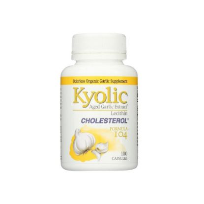 Picture of Kyolic Aged Garlic Extract Cholesterol Formula 104 100 Capsules