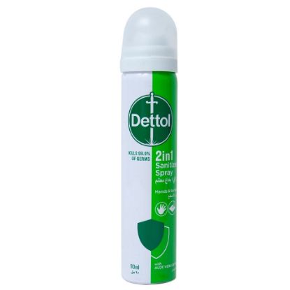 Picture of Dettol 2in1 Hand & Surface Sanitizer Spray With Aloe Vera 90ml