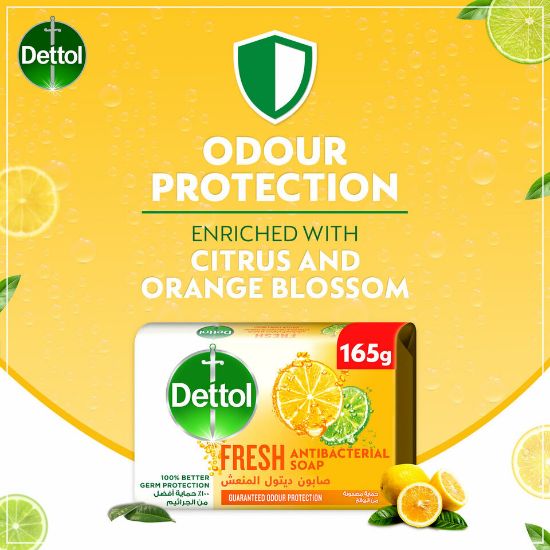 Picture of Dettol Fresh Anti Bacterial Soap 4 x 165g