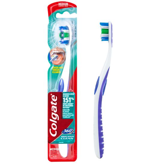 Picture of Colgate Toothbrush 360 Whole Mouth Clean Medium 1pc