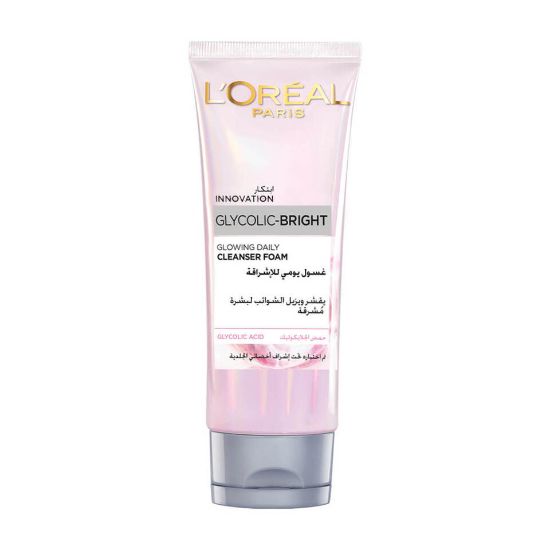 Picture of L'Oreal Paris Glycolic Bright Cleanser Foam 100ml