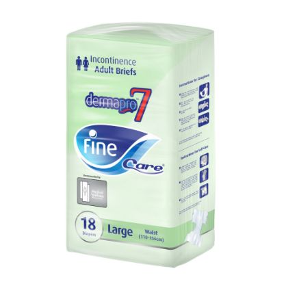 Picture of Fine Care Incontinence Large Waist Adult Diapers (110-156cm) 18pcs