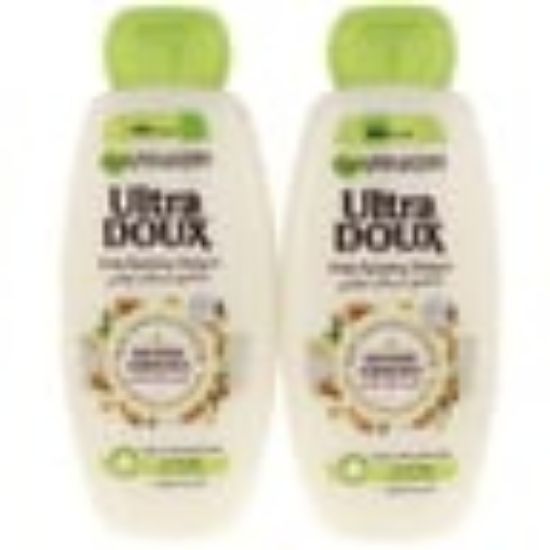 Picture of Garnier Ultra Doux Nurturing Almond Milk Shampoo 2 x 400ml