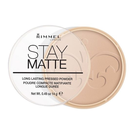 Picture of Rimmel London Stay Matte Pressed Powder Shade 005 Silky Beige 14g