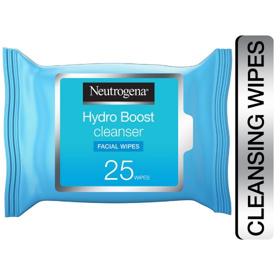 Picture of Neutrogena Makeup Remover Wipes Hydro Boost Cleansing Face 25pcs