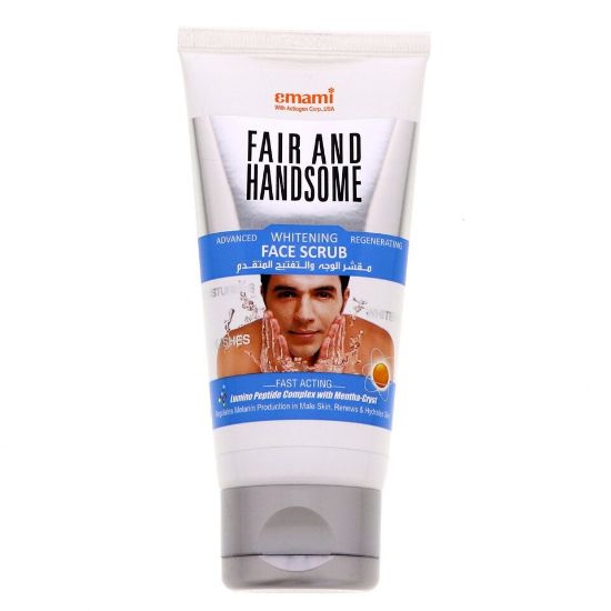 Picture of Emami Fair & Handsome Advanced Whitening Regenerating Face Scrub 75ml