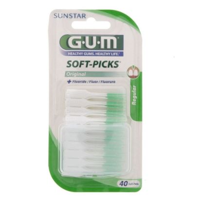 Picture of G.U.M Soft Picks + Fluoride Regular 40pcs