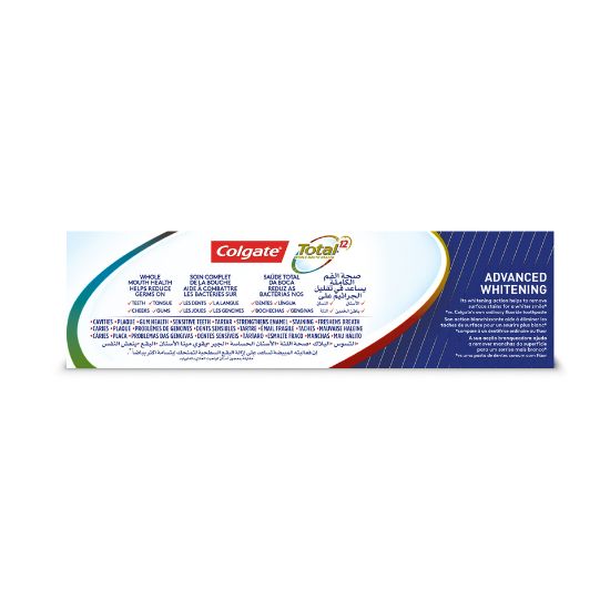 Picture of Colgate Fluoride Toothpaste Total Advanced Whitening 75ml