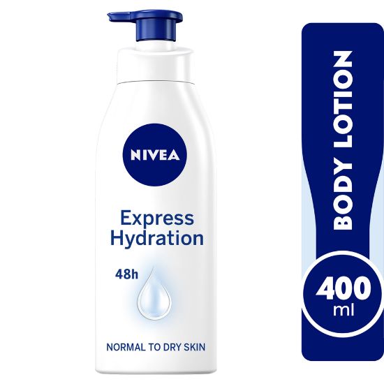 Picture of Nivea Body Lotion Express Hydration Normal To Dry Skin 400ml