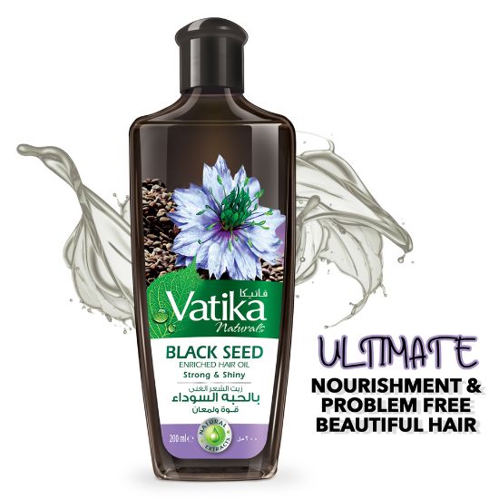 Picture of Dabur Vatika Black Seed Hair Oil Strong And Shiny 200ml