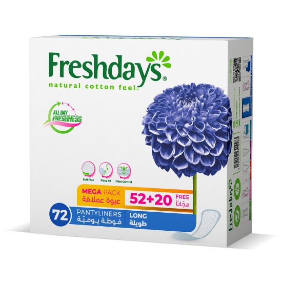 Picture of Freshdays Daily Liners Long 72pcs