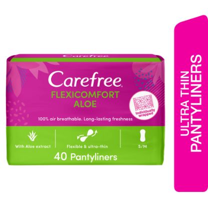 Picture of Carefree Panty Liners FlexiComfort Aloe 40pcs