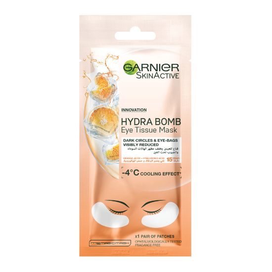 Picture of Garnier Skin Active Hydra Bomb Eye Tissue Mask 1pc