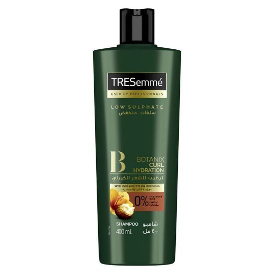 Picture of TRESemme Botanix Natural Shampoo for Curl Hydration with Shea Butter & Hibiscus 400ml