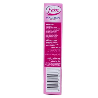 Picture of Fem Facial Wax Strips Sensitive 20pcs