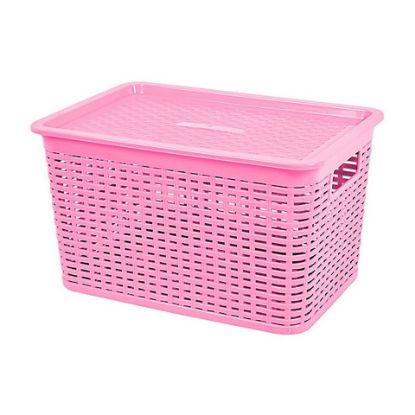 Picture of JCJ Ratten Basket Rectangle 3120 Assorted Colors