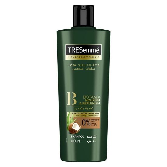 Picture of TRESemme Botanix Natural Nourish & Replenish Shampoo with Coconut Milk & Aloe Vera for Dry Hair 400ml