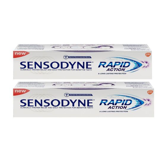 Picture of Sensodyne Rapid Action Long Lasting Protection Value Pack 2 x 75 ml