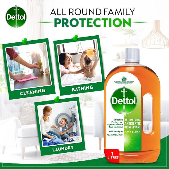 Picture of Dettol Antiseptic Antibacterial Disinfectant Liquid 1Litre