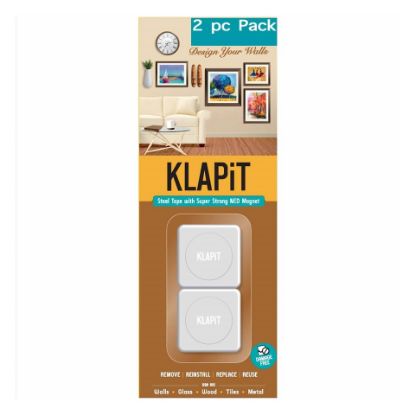 Picture of KLAPiT Magnetic Wall Strips For Damage Free Hanging Pictures & Frames 94WWB2P 2pcs