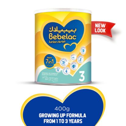 Picture of Bebelac Junior Nutri 7in1 Growing Up Formula Stage 3 From 1 to 3 Years 400g