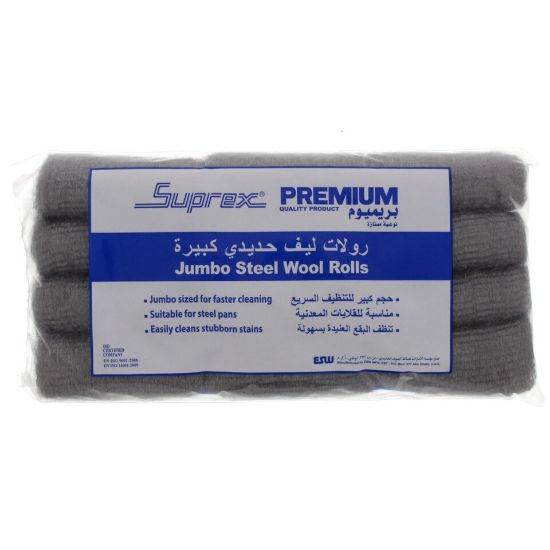 Picture of Suprex Jumbo Steel Wool Rolls 12pcs