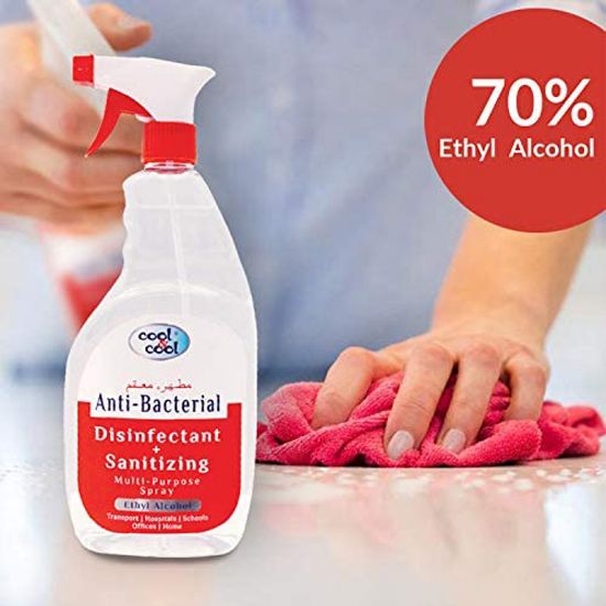 Picture of Cool &Cool Anti-Bacterial Disinfectant + Sanitizing Multi-Purpose Spray 750 ml