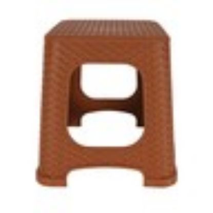 Picture of Ozgen Small Rattan Stool 014 34cm Hight Assorted Colors