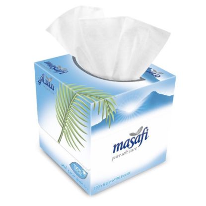 Picture of Masafi Facial Tissue 2ply 100 Sheets