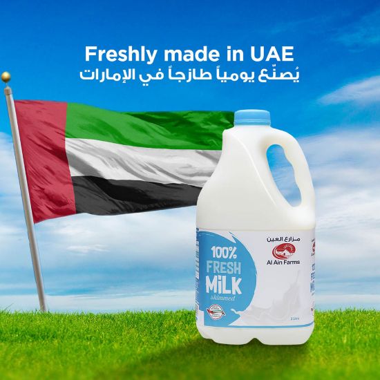 Picture of Al Ain Fresh Milk Skimmed 2Litre(N)