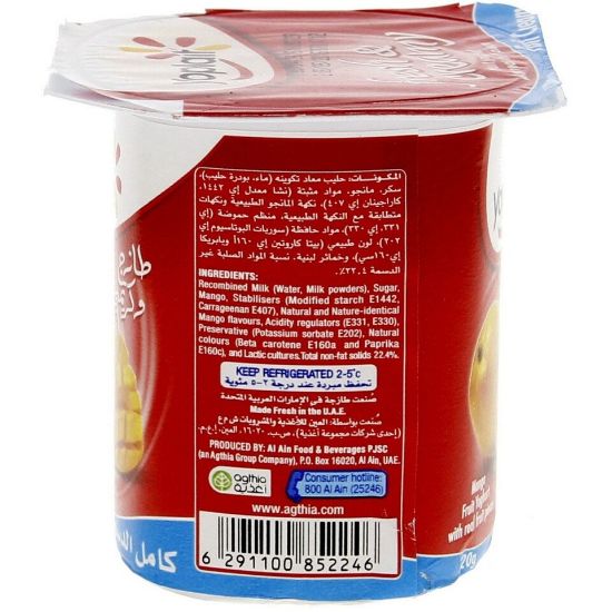 Picture of Yoplait Mango Fruit Yoghurt Full Cream 120g(N)