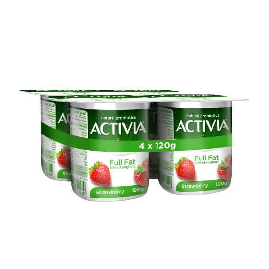 Picture of Activia Stirred Yoghurt Full Fat Strawberry 120g(N)