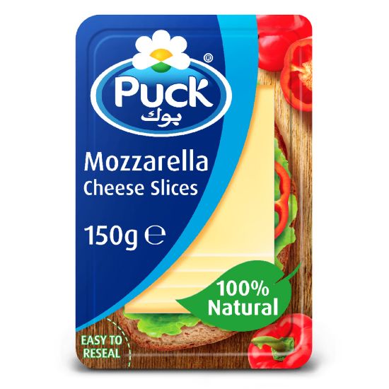 Picture of Puck Mozzarella Natural Cheese Slices 150g