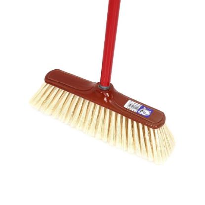 Picture of Mr.Brush 110.10 Nordica Soft Broom with long Stick, Assorted colors