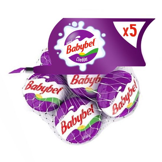 Picture of Mini Babybel Cheddar Cheese 5pcs 100g