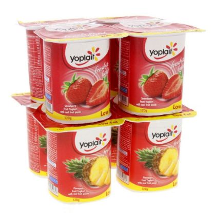 Picture of Yoplait Mixed Berries Fruit Yoghurt Low Fat 120g x 8pcs(N)