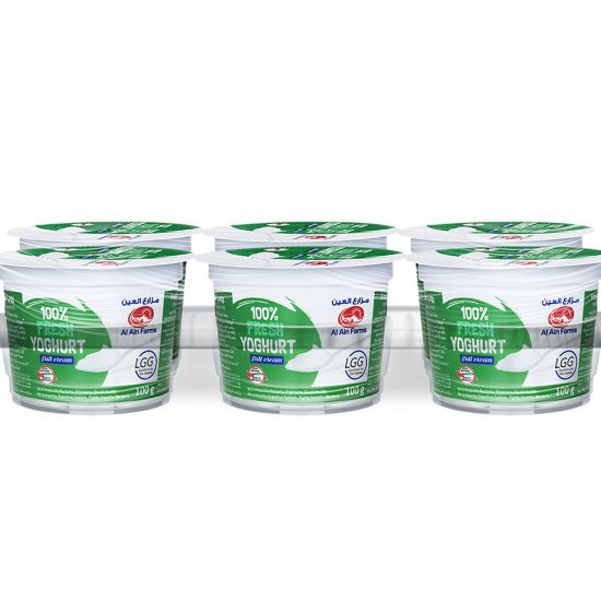 Picture of Al Ain Fresh Full Cream Yoghurt 6 x 100g(N)