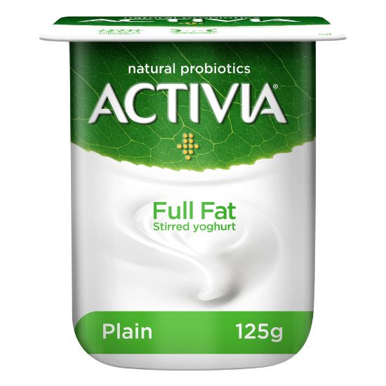 Picture of Activia Stirred Yoghurt Full Fat Plain 125g(N)