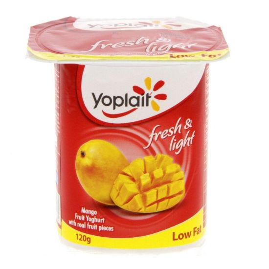 Picture of Yoplait Fresh & Light Mango Yoghurt Low Fat 120g(N)