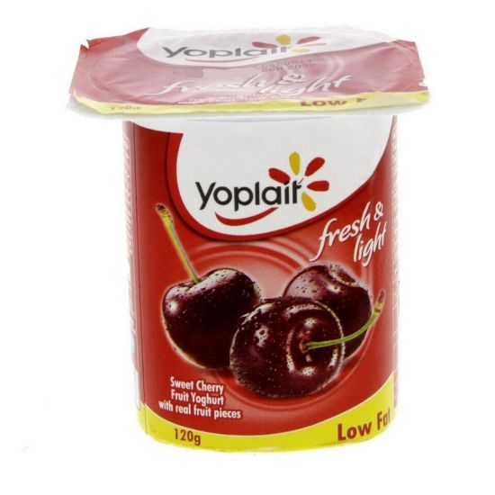 Picture of Yoplait Sweet Cherry Fruit Yoghurt Low Fat 120g(N)