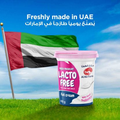 Picture of Al Ain Farms Lactose Free Full Cream Yoghurt 400 g(N)