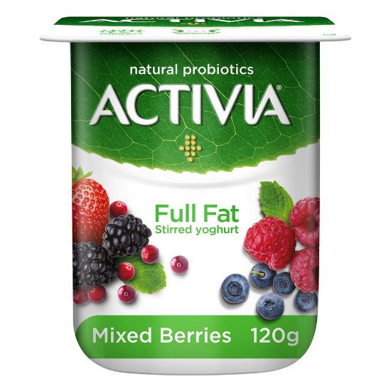 Picture of Activia Stirred Yoghurt Full Fat Mixed Berries 120g(N)