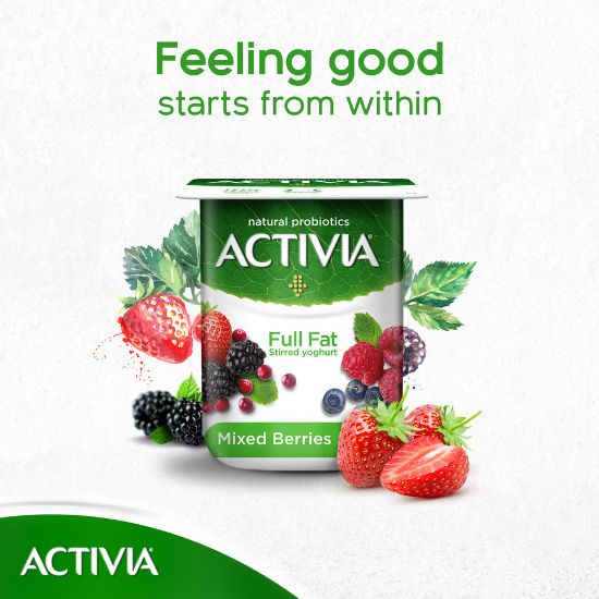 Picture of Activia Stirred Yoghurt Full Fat Mixed Berries 120g(N)