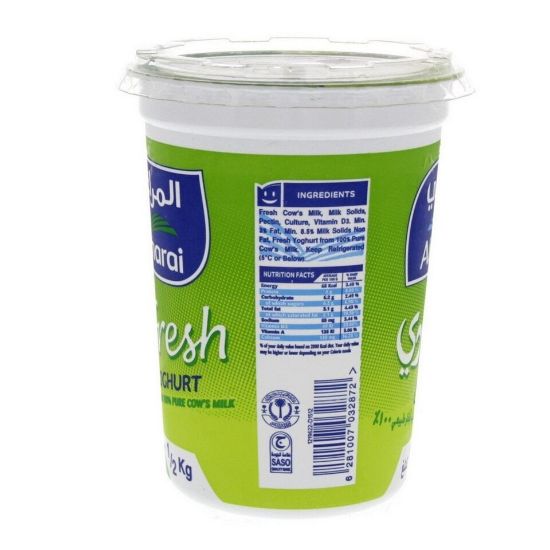 Picture of Al Marai Fresh Yoghurt Full Cream 500g(N)