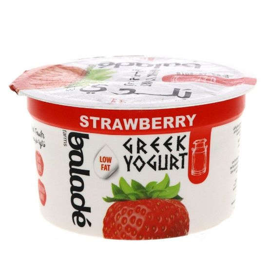 Picture of Balade Low Fat Greek Yogurt With Strawberry Flavour 180 g(N)