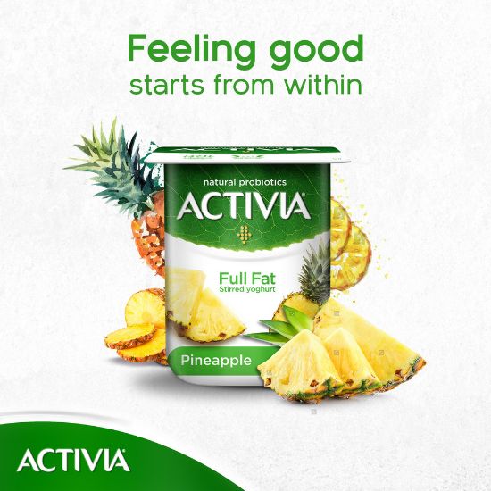 Picture of Activia Stirred Yoghurt Full Fat Pineapple 120g(N)