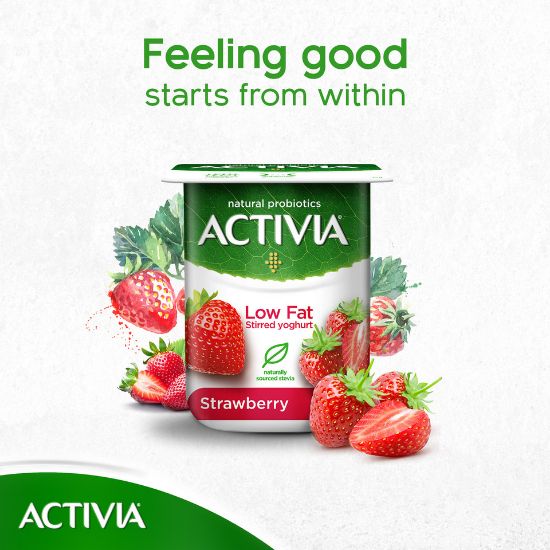 Picture of Activia Stirred Yoghurt Low Fat Strawberry 120g(N)